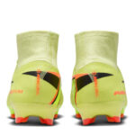 Nike Zoom Mercurial Superfly 10 Firm Ground Football Boots – Volt/Crimson – view 5