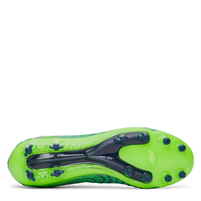 Under Armour Magnetico .1 Firm Ground Football Boots – Green/Turquoise – view 3