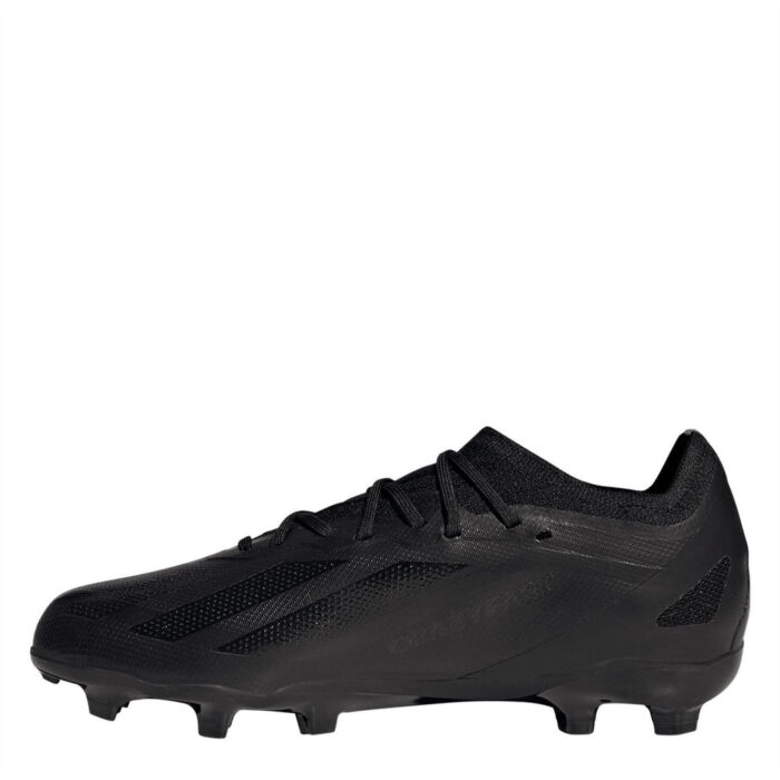 adidas X Crazyfast Junior Firm Ground Football Boots – Black/Black – view 8