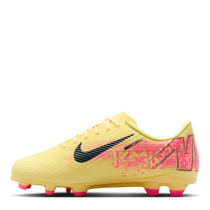 Nike Mercurial Vapor 16 Junior Firm Ground Football Boots – Orange/Navy – view 8