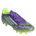 adidas F50 Messi Firm Ground Football Boots – Purple/White - Image 3