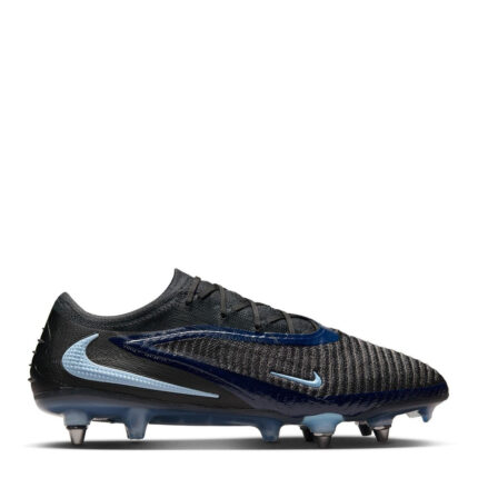 Nike Phantom 6 Low Soft Ground Football Boots – Black/Black