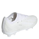 adidas X Crazyfast Junior Firm Ground Football Boots – White/White – view 4