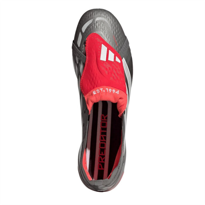 adidas Predator Artificial Ground Football Boots – Grey/Red – view 5