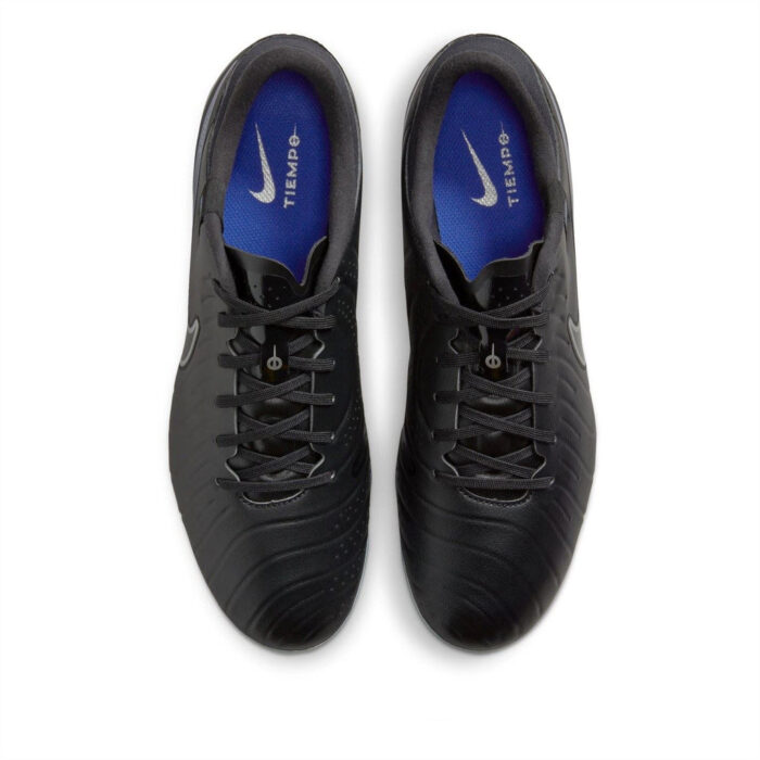 Nike Tiempo Legend 10 Firm Ground Football Boots – Black/Chrome - Image 6