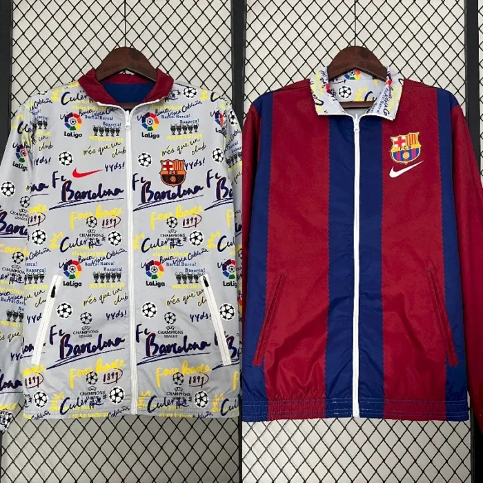 Mens Barcelona 2024 Reversible Jacket - Image 2