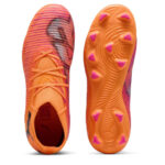 Puma Future 8 Junior Firm Ground Football Boots – Orange/Black – view 3