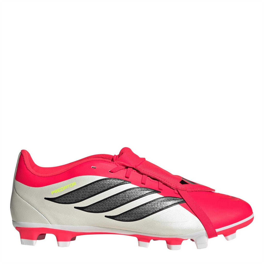 adidas Predator Fold Over Tongue Firm Ground Football Boots – Red/Blk/White adidas Predator Fold Over Tongue Firm Ground Football Boots – Red/Blk/White