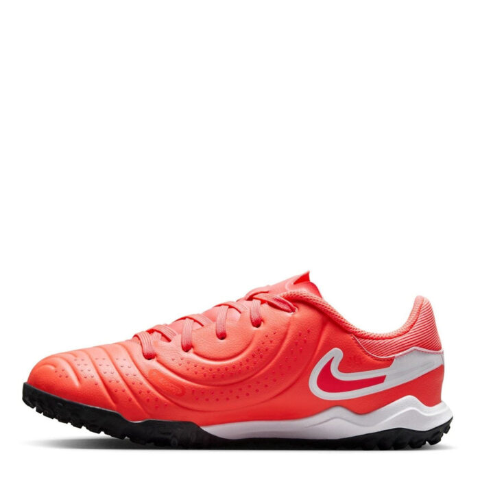 Nike Tiempo Legend 10 Junior Turf Football Boots – Red/White - Image 2