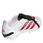 adidas Predator Junior Firm Ground Football Boots – White/Coral – view 4