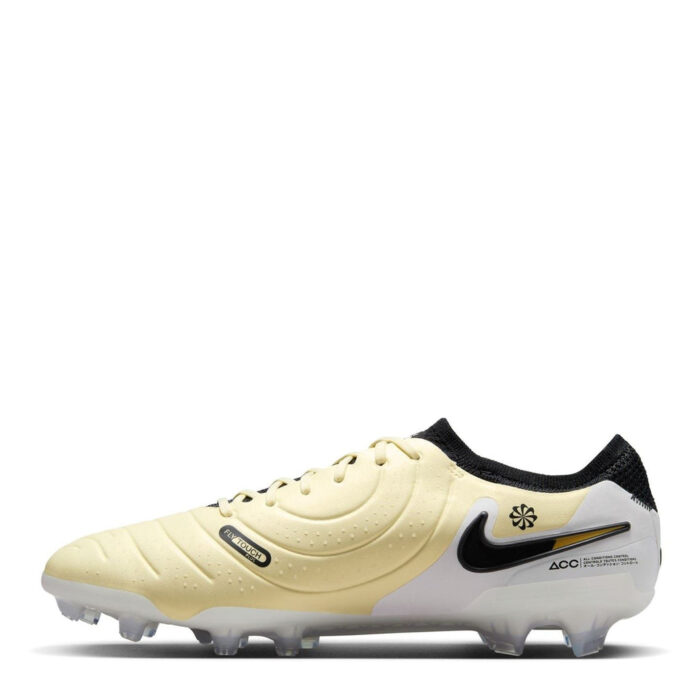 Nike Tiempo Legend 10 Firm Ground Football Boots – Lemonade/Black - Image 2