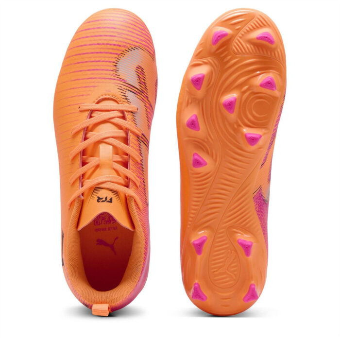 Puma Junior Firm Ground Football Boots – Ht Fr-Blk-Rvsh – view 3