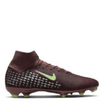 Nike Zoom Mercurial Superfly 10 Firm Ground Football Boots – Plum/Silver