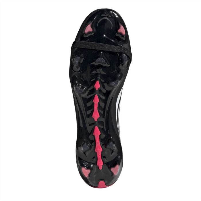 adidas Predator Firm Ground Football Boots – Black/Red - Image 6