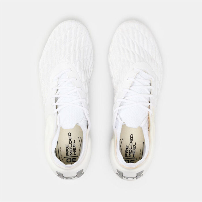 Under Armour Textured Magnetico Firm Ground Football Boots – White – view 4