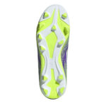adidas F50 Messi Junior Firm Ground Football Boots – Purple/White - Image 6