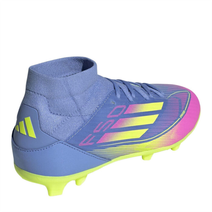 adidas F50 Junior Firm Ground Football Boots – Blue Fusion – view 4