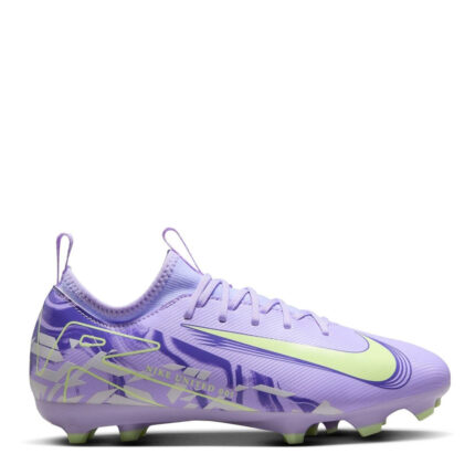 Nike Zoom Mercurial Vapor 16 Junior Firm Ground Football Boots – Purple/Volt