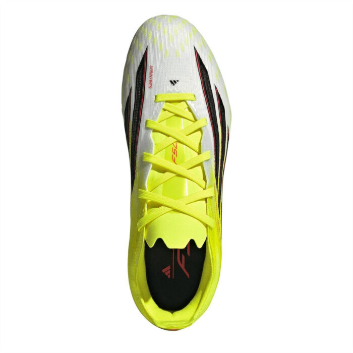 adidas F50 Junior Firm Ground Football Boots – Solar Yellow – view 5