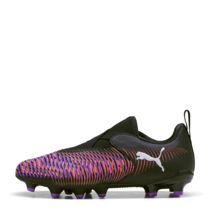 Puma Junior Firm Ground Football Boots – Puma Black. – view 2