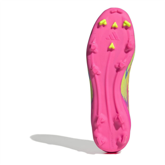 adidas Firm Ground Football Boots – Lucid Nk/Lemon – view 6