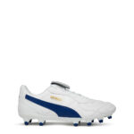 Puma King Cup Firm Ground Football Boots – White/Blue