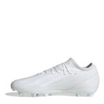 adidas X Crazyfast Firm Ground Football Boots – White/White – view 2