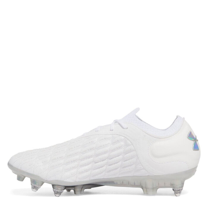 Under Armour Mens Clone Magnetico Firm Ground Football Boots – White – view 7