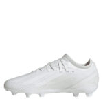 adidas X Crazyfast Junior Firm Ground Football Boots – White/White – view 2