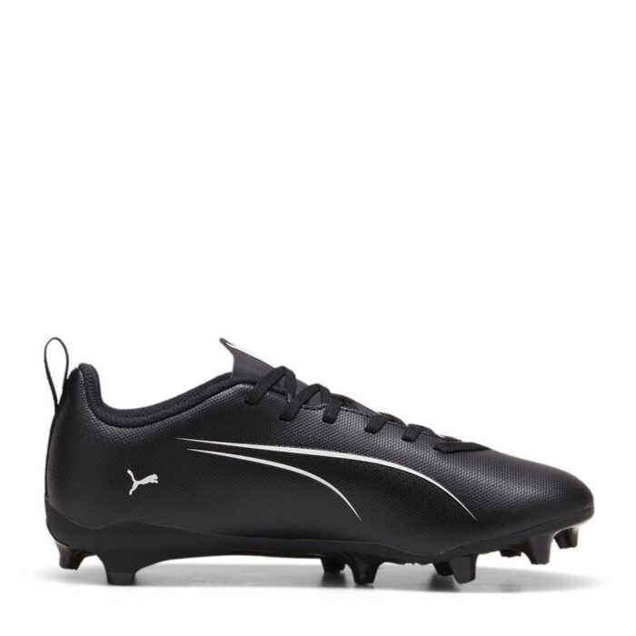 Puma Ultra Junior Firm Ground Football Boots – Black/White - Image 4