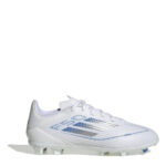 adidas F50 Junior Firm Ground Football Boots – White/Silver – view 7