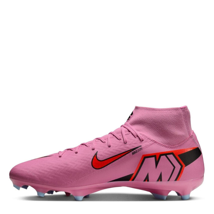Nike Zoom Mercurial Superfly 10 Firm Ground Football Boots – Pink/Black – view 2