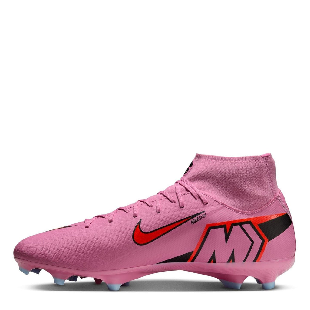 Nike Zoom Mercurial Superfly 10 Firm Ground Football Boots – Pink/Black – view 2