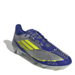 adidas F50 Firm Ground Football Boots – Silver/Blue – view 3