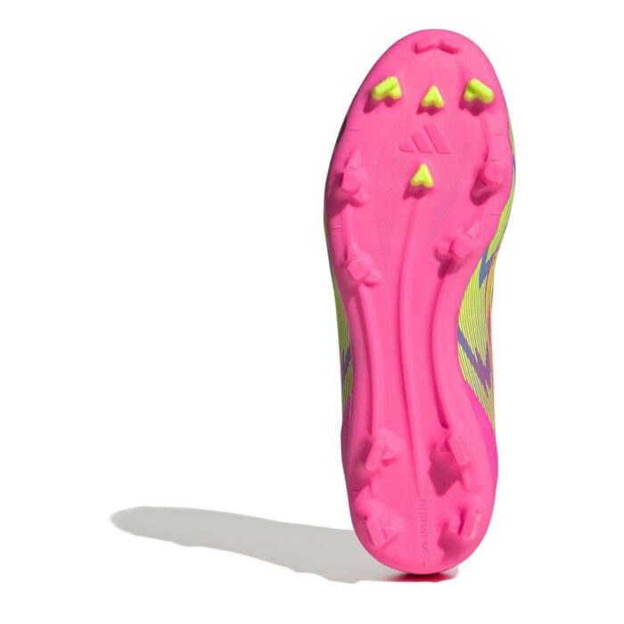 adidas Womens F50 Firm Ground Football Boots – Pink/Yellow – view 6