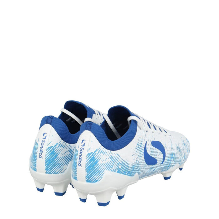 Sondico Blaze Firm Ground Football Boots – White/Blue – view 5