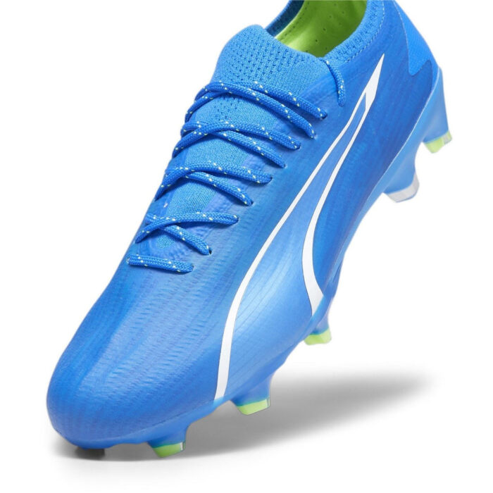 Puma Womens Ultra Ultimates.1 Firm Ground Football Boots – Blue/White – view 6