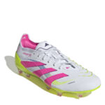 adidas Predator Firm Ground Football Boots – White/Pink – view 3