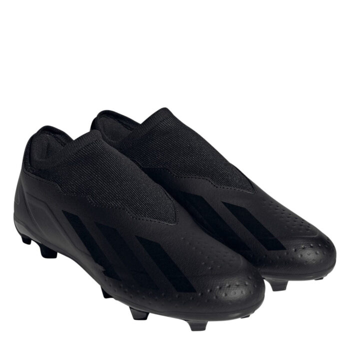 adidas X Crazyfast Firm Ground Football Boots – Black/Black - Image 3