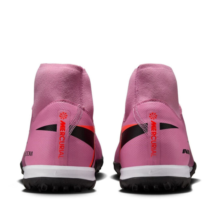 Nike Mercurial Superfly 10 Turf Football Boots – Pink/Black – view 5