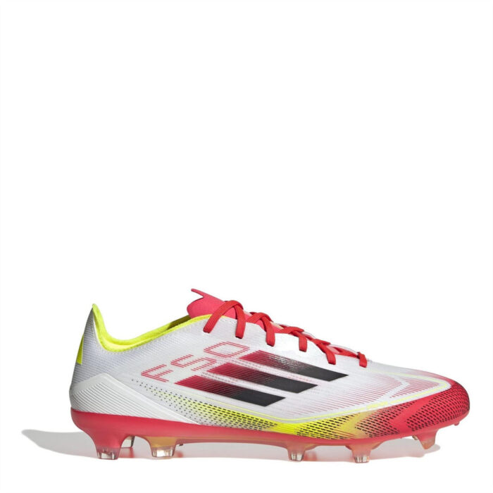 adidas F50 Firm Ground Football Boots – White/Red – view 7