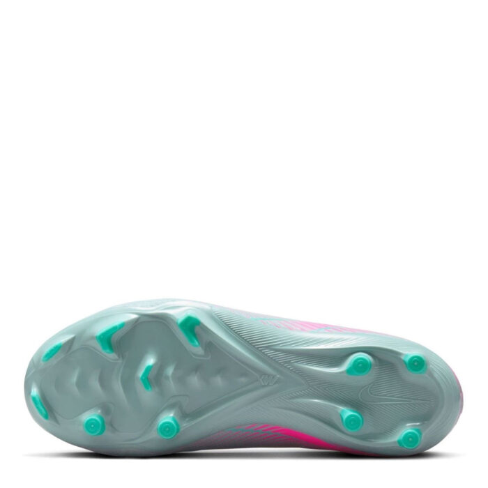 Nike Zoom Mercurial Vapor 16 Junior Firm Ground Football Boots – Grey/Pink – view 3