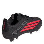 adidas F50 Junior Firm Ground Football Boots – Black/Red - Image 4