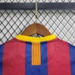 Retro Barcelona 2010/11 Home Kids Kit - Image 3