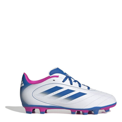 adidas Goletto Viii Junior Firm Ground Football Boots – White/Blue/Pink