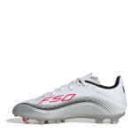 adidas F50 Junior Firm Ground Football Boots – White/Red – view 2