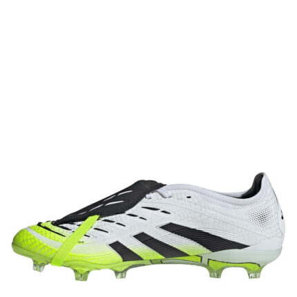 adidas Predator Firm Ground Football Boots – White/Blk/Lemon – view 2