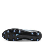Nike Tiempo Ligera Firm Ground Football Boots – Black/Blue – view 3