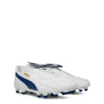 Puma King Cup Firm Ground Football Boots – White/Blue - Image 4
