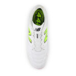 New Balance 442 V2 Team Firm Ground Football Boots – White/Volt – view 3
